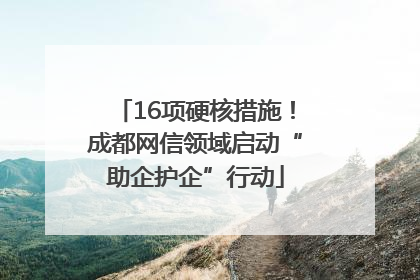 16项硬核措施！成都网信领域启动“助企护企”行动