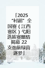 2025“村超”全国赛（江西赛区）弋阳选拔赛燃情揭幕 22支劲旅绿茵逐梦